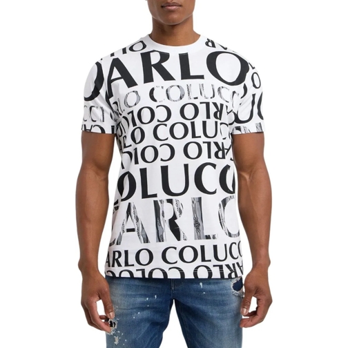 Carlo Colucci T-Shirts Carlo Colucci Heren T-shirt Wit C3044/291 weiß