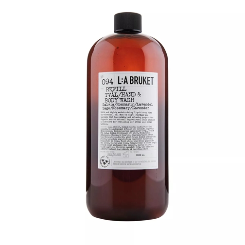 L:A BRUKET 094 Refill Hand & Body Wash Sage/Rosemary/Lavender Duschgel