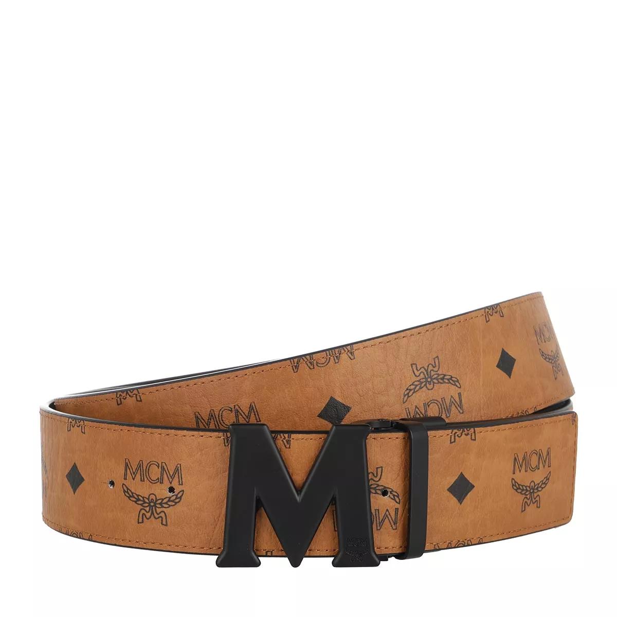 Cognac mcm cheap belt