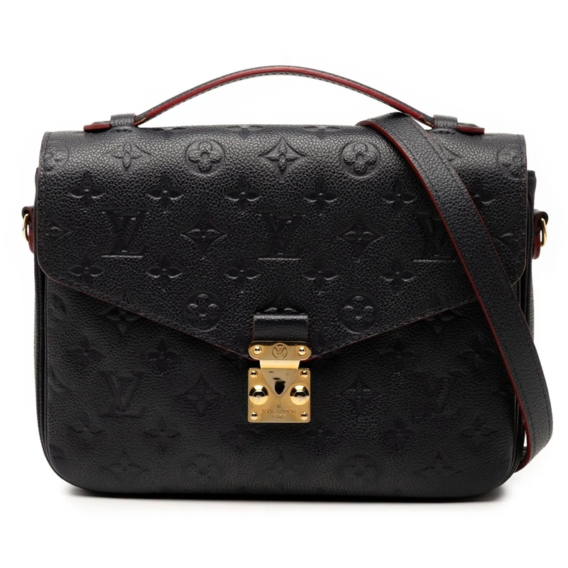 Louis Vuitton Schultertasche Monogram Empreinte Pochette Metis blau