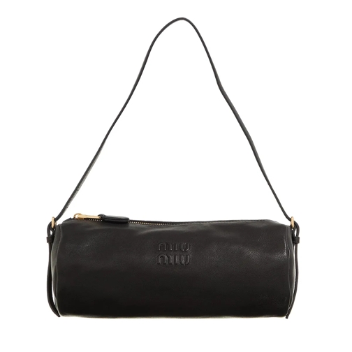 Miu Miu Shoulder Bag Tombolino Container With Shoulder Strap Bag Nero