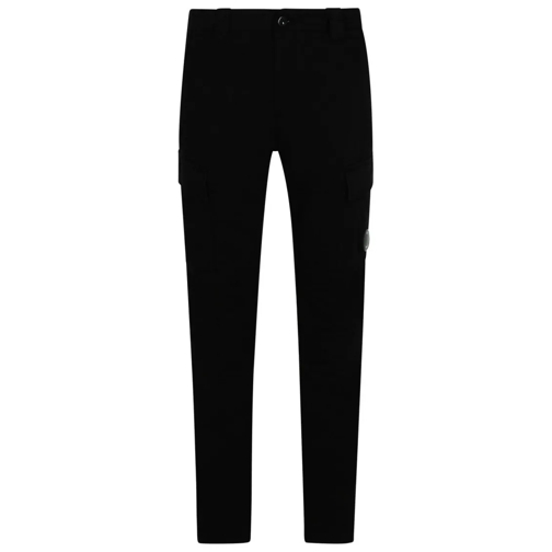 CP Company Cargo' Black Cotton Pants Black 