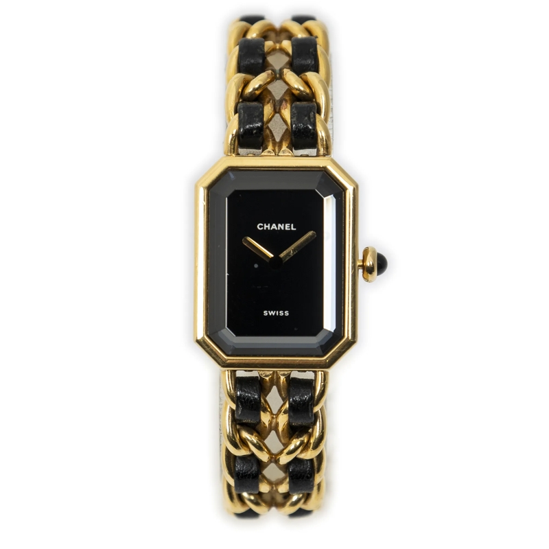 Chanel Crossbody Bag Première M schwarz