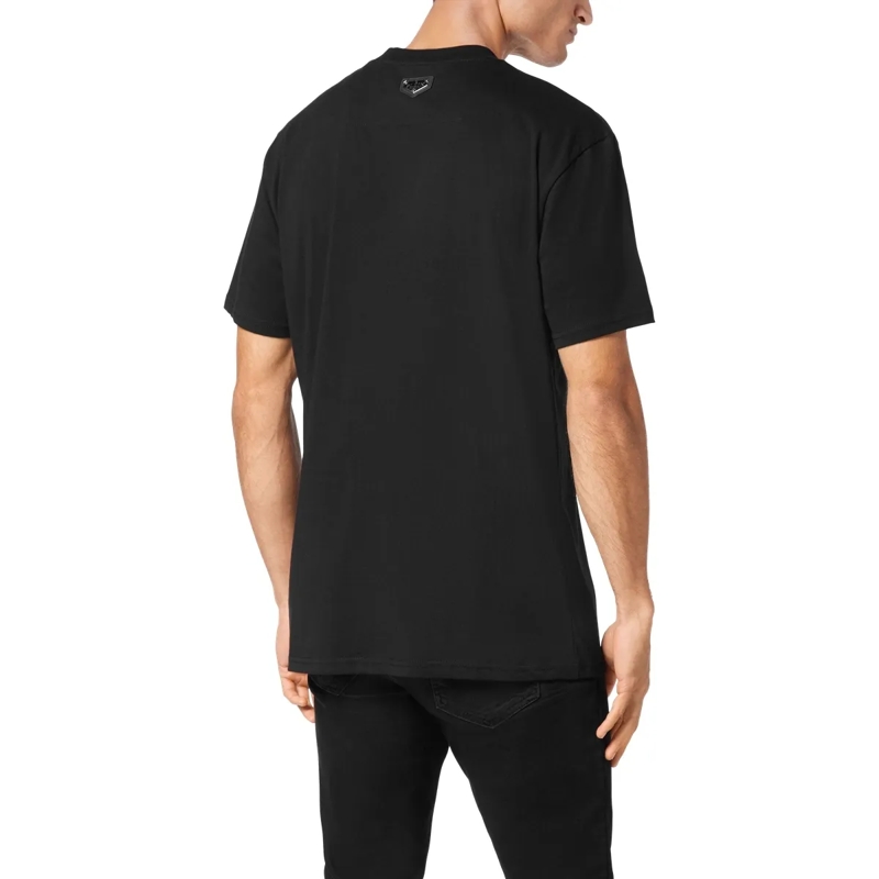 Philipp Plein T-Shirt T-Shirt Skull Mit Schmucksteinen schwarz