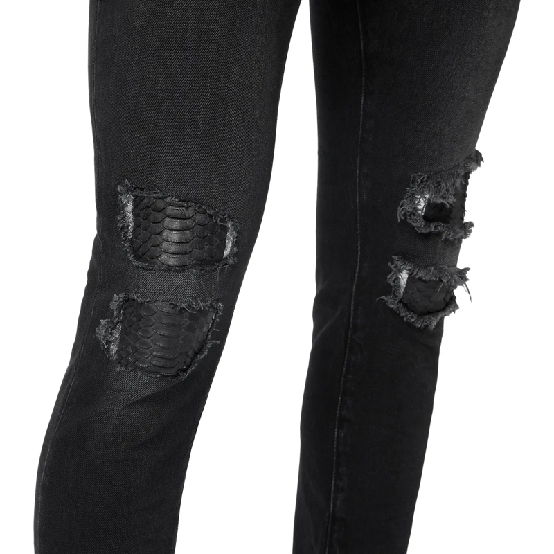 Philipp Plein Skinny-Leg-Jeans Jeans Skinny Fit Python grau(Image 5)