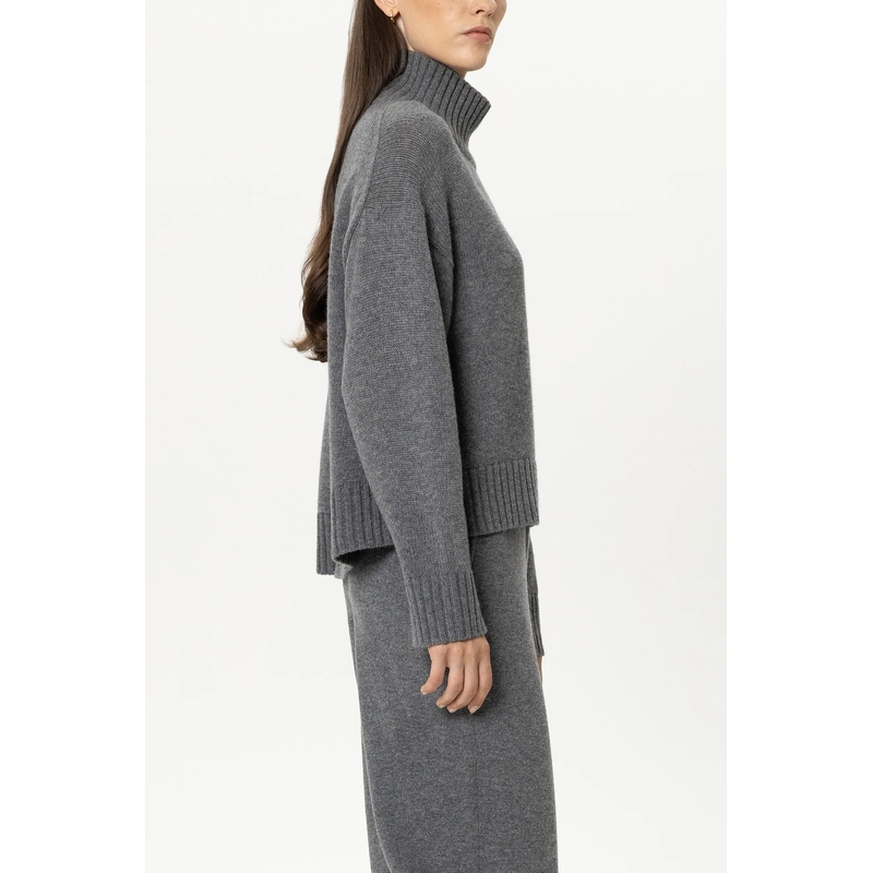 Luisa Cerano Trui met col Turtleneck aus Woll-Mix multi(Image 3)