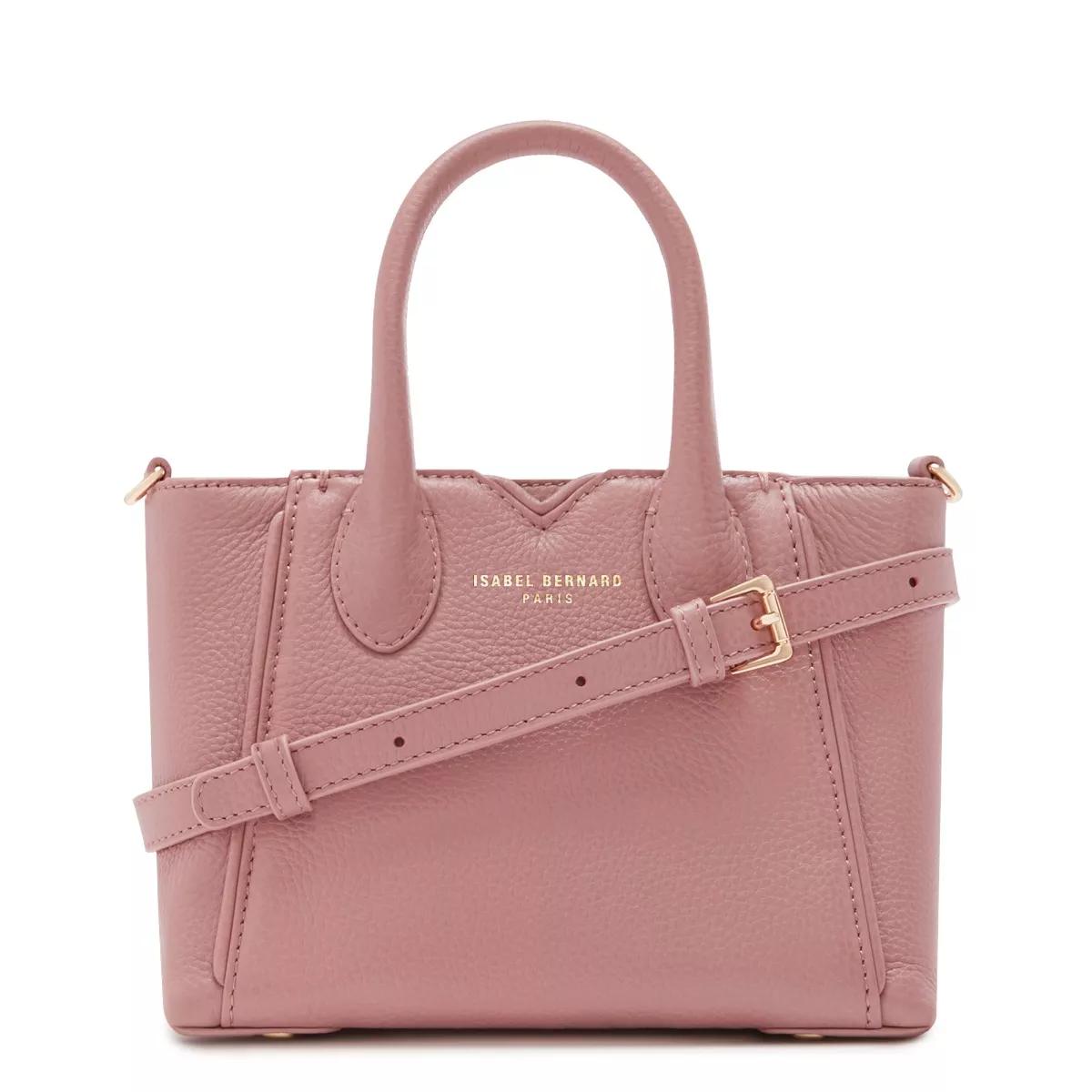 Isabel Bernard Crossbody Bags - Isabel Bernard Honoré Cloe Mini Rosa Handtasche au - Gr. unisize - in Gold - für Damen