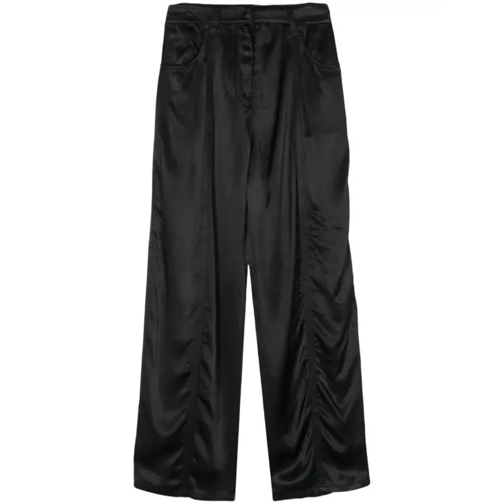 Alexander Wang Hose Mid-Rise Tapered Trousers Black 