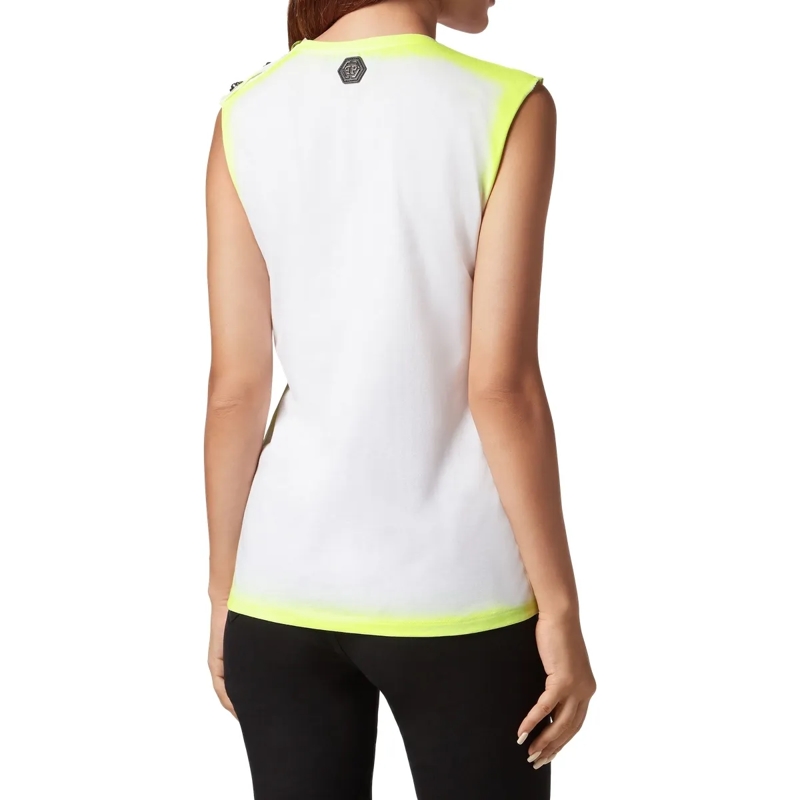 Philipp Plein Top Tanktop weiss