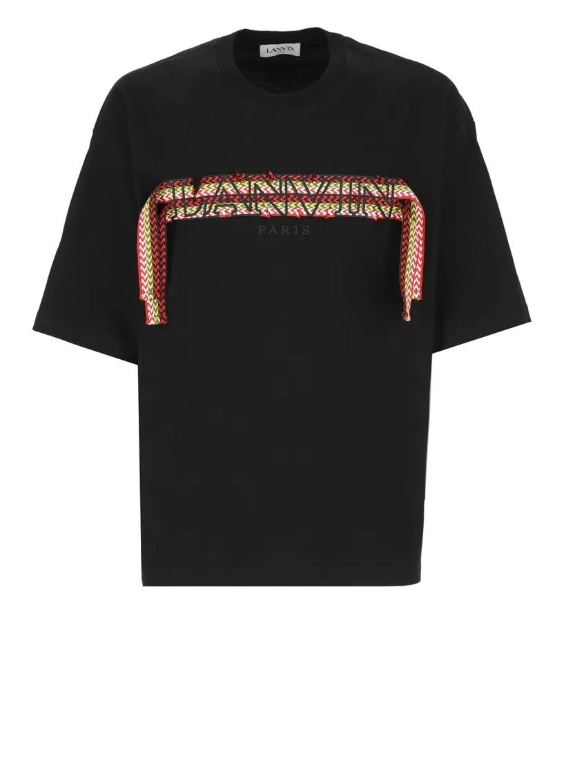 Thumbnail - Lanvin - Black Curb T-Shirt - Größe L - schwarz
