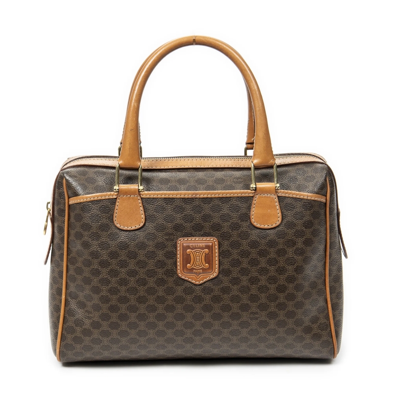 Celine Crossbody Bag Vintage Small Boston braun