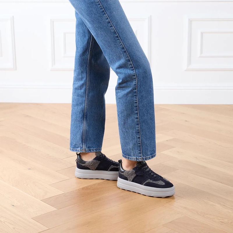 Kennel & Schmenger Low-Top-Sneaker BREAK Samtziege/Wool ocean/grey Slgr(Image 2)