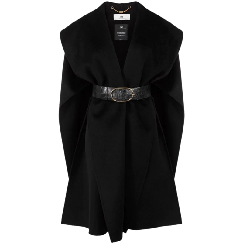 Elisabetta Franchi Übergangsjacke Coats Black schwarz