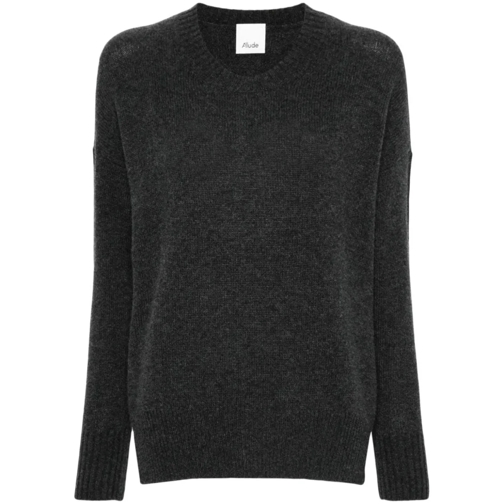 Allude Pull Cashmere Sweater Grey