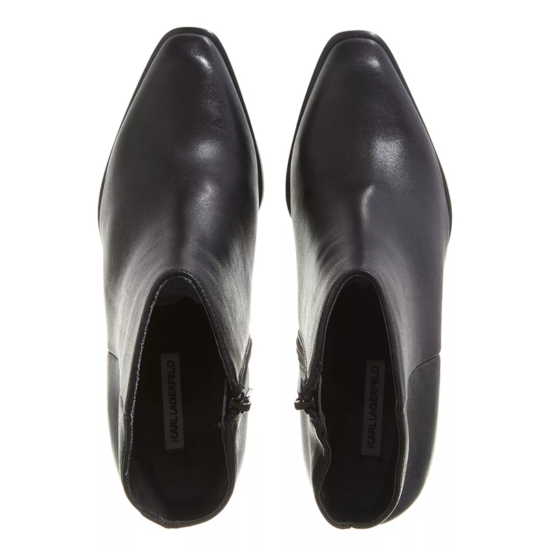 Karl Lagerfeld Stiefeletten Ikon Heel Short Zip Boot Black(Image 4)