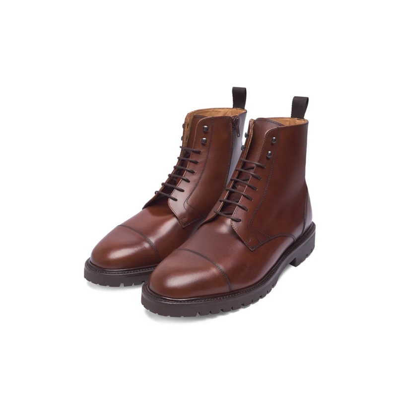 Henry Stevens Bottes Schnürboots Jones CDB3 mittel-braun(Image 2)