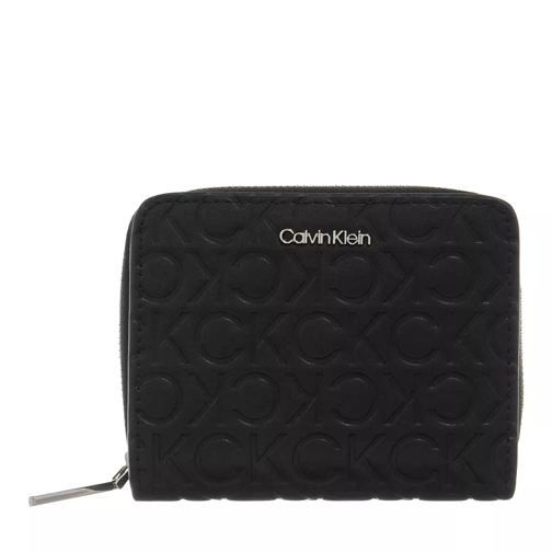 Calvin Klein Must Wallet Medium Embossed Black Portafoglio a due tasche