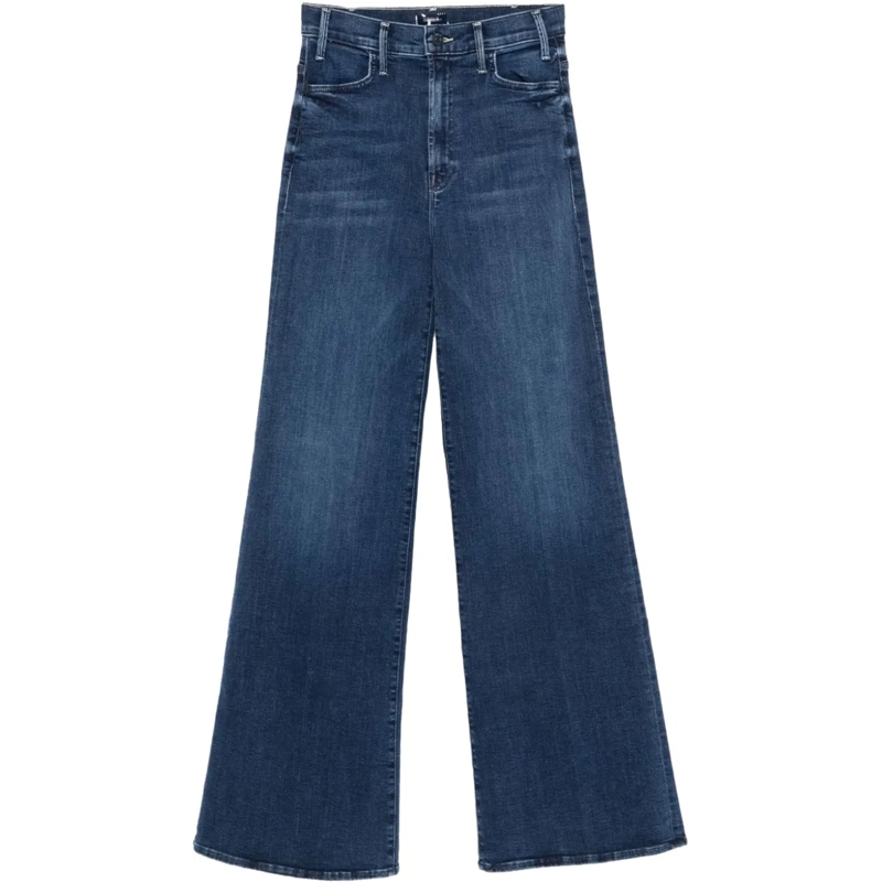 Mother Jeans mit geradem Bein Jeans Blue blau