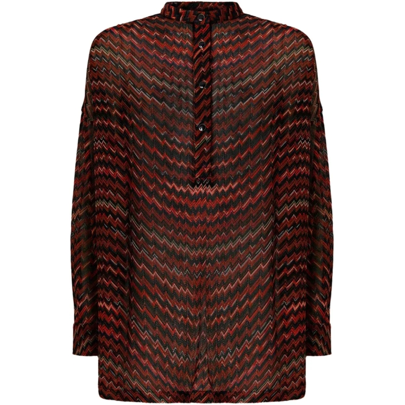 Missoni Bluse Shirts Neromarrone braun