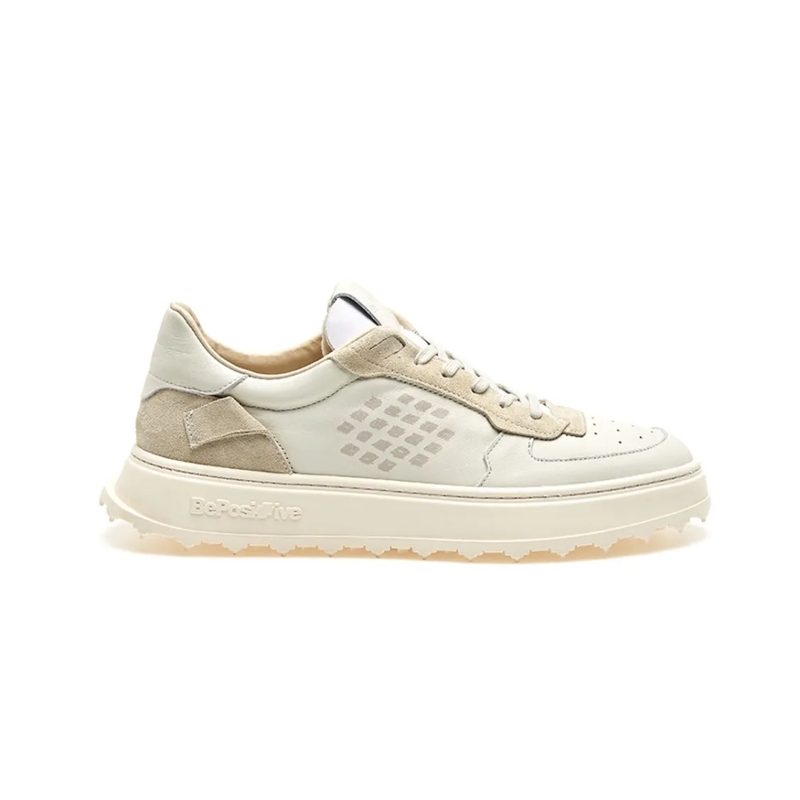 Be Positive Sneaker basse Cuprace Basket - Leather + Suede White