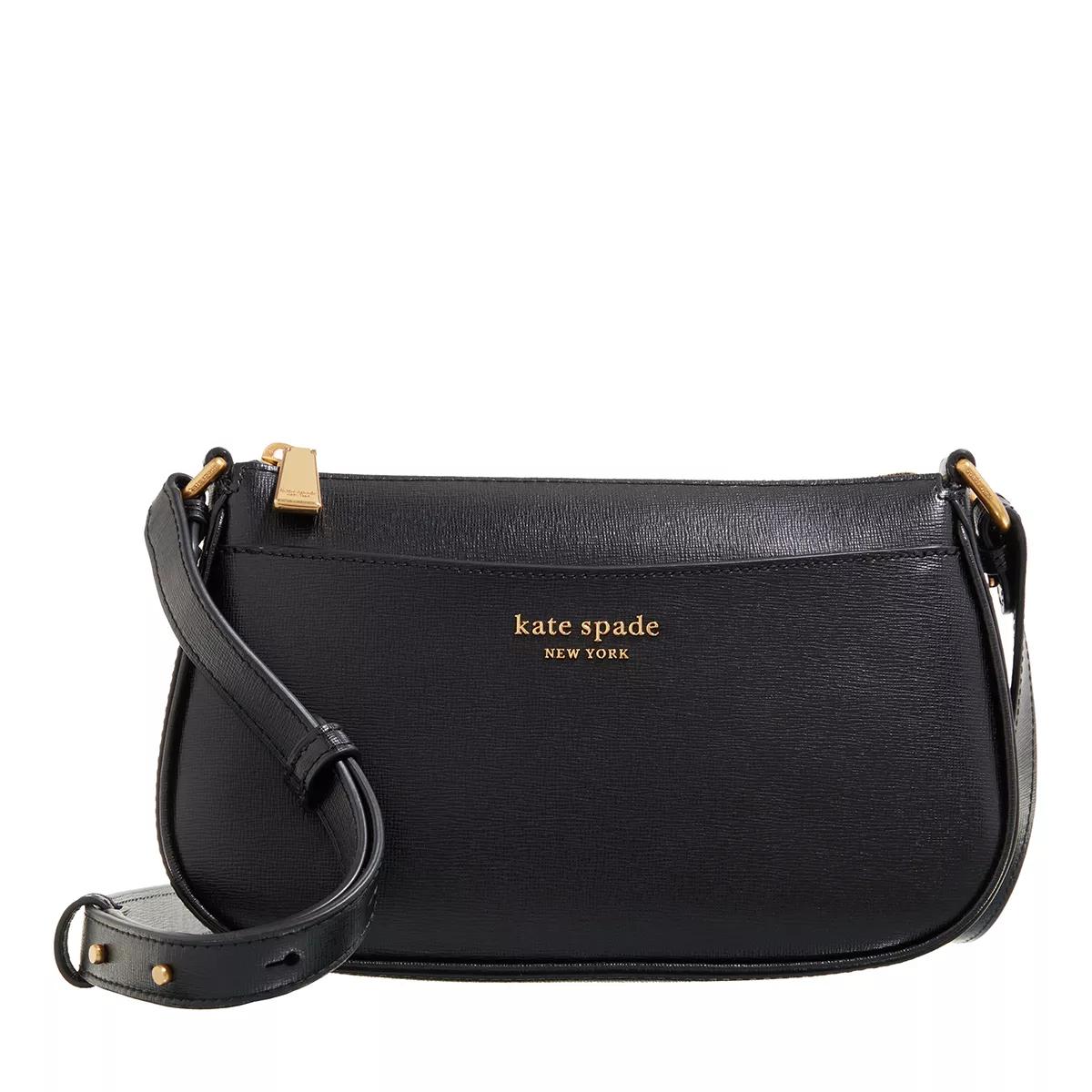 Kate Spade New York Bleecker Saffiano Leather Small Black, Crossbody Bag