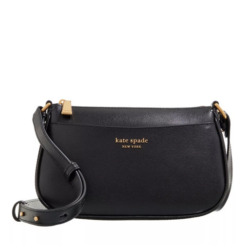 Kate Spade New York Bleecker Saffiano Leather Small Black Crossbody Bag