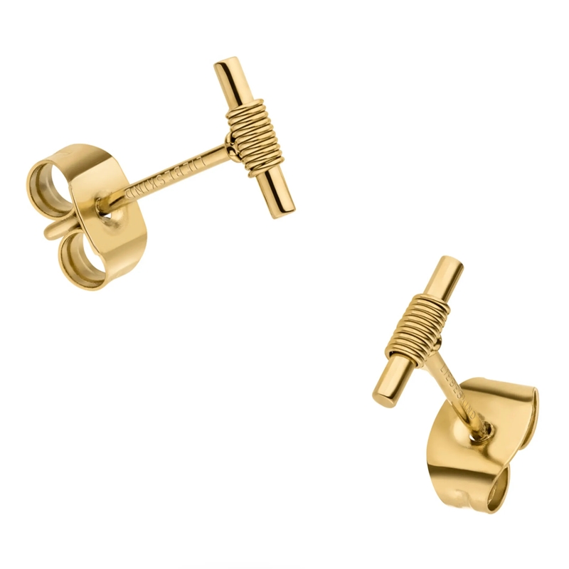 Liebeskind Berlin Ohrstecker Edelstahl Twist gold(Image 4)