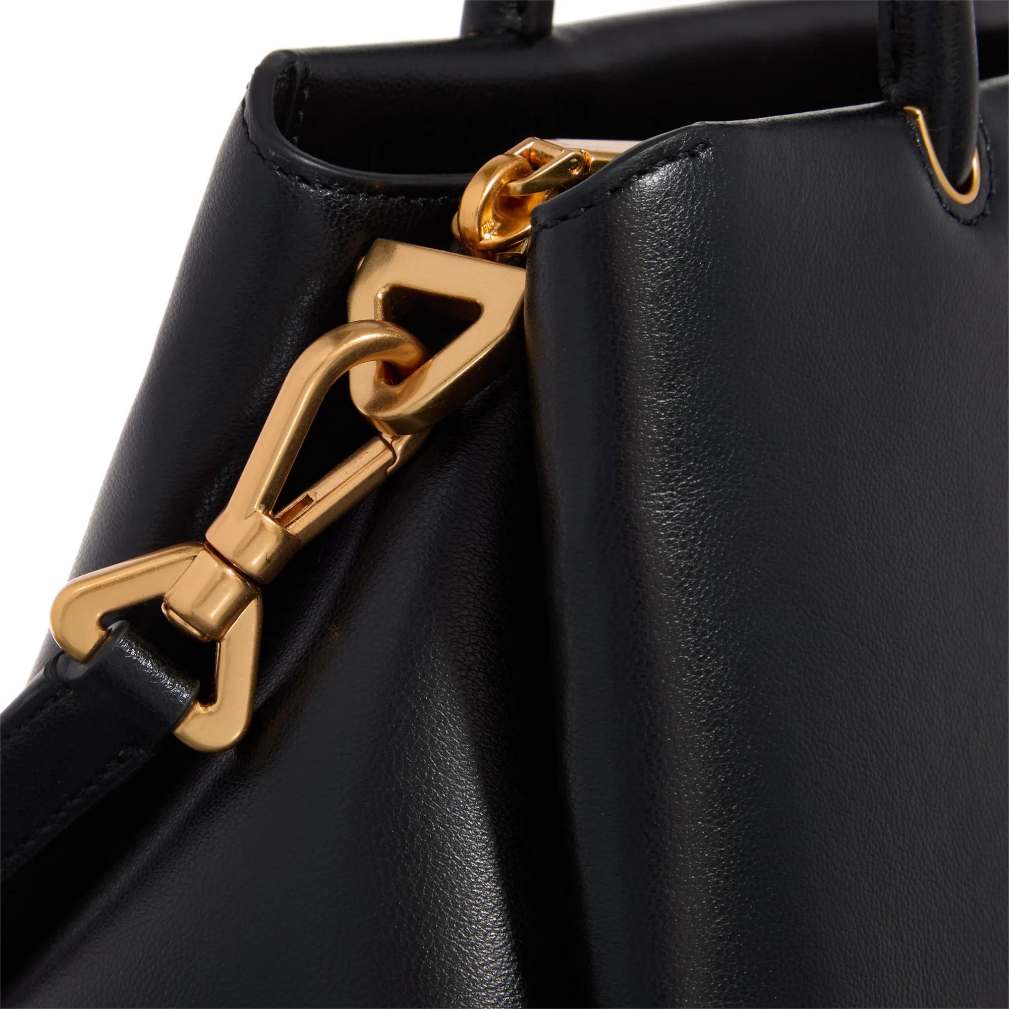 kate spade new york Satchels Grace Smooth Leather Satchel in zwart