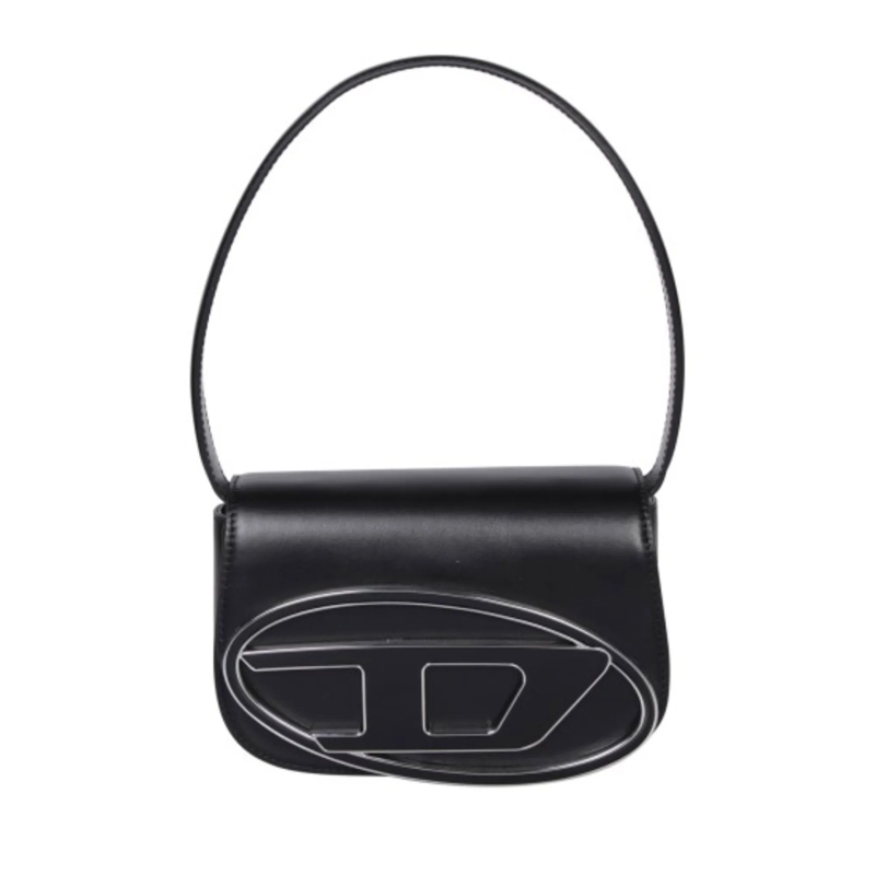 Diesel Sac à bandoulière Black Leather Bag Black
