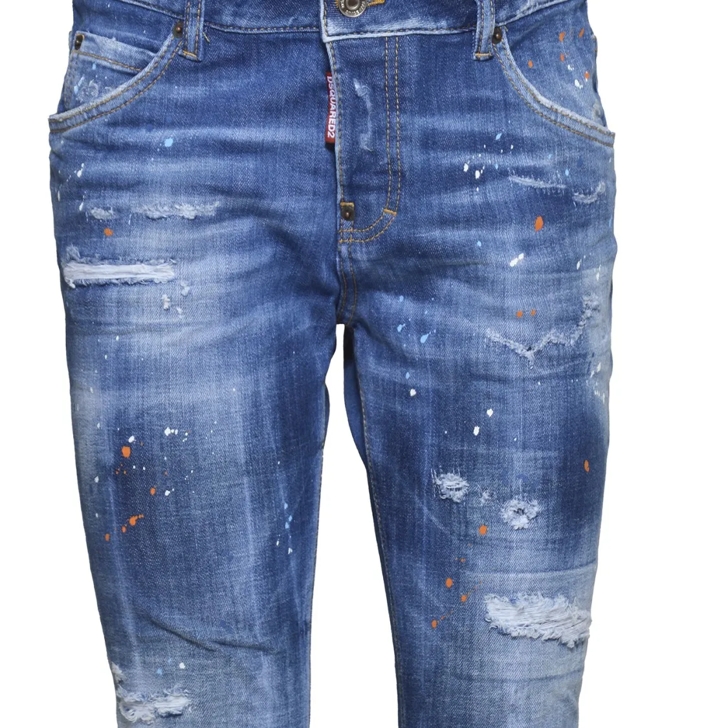 デニム・ジーパン Dsquared2 Cool Girl Jean Blue Denim Patent Effect Dsquared2 Cool Girl Jean Blue Denim Patent Effect Blue | Jeans