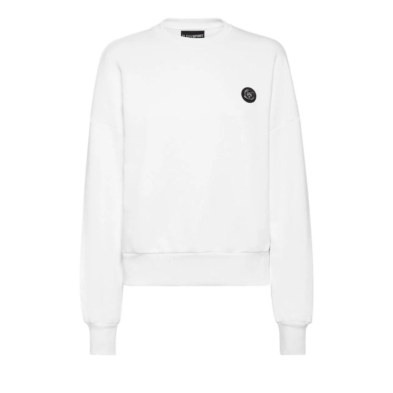 Plein Sport Sweatshirt Sweatshirt Glitter weiss
