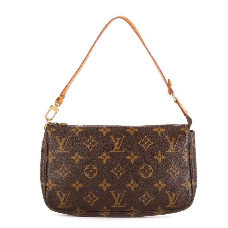 Louis Vuitton Crossbody Bag Accessory Pouch braun