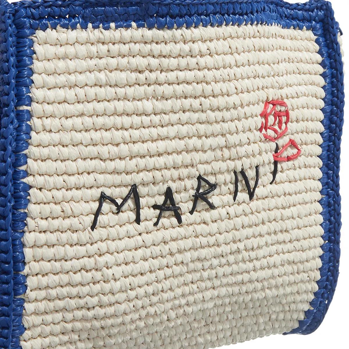 Marni Shoppers Shopping Bag Small in beige