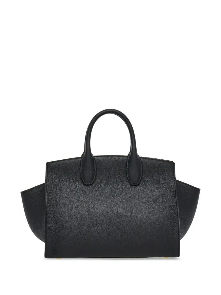 Salvatore Ferragamo Crossbody bags Studio Soft Bag (M) Black in zwart