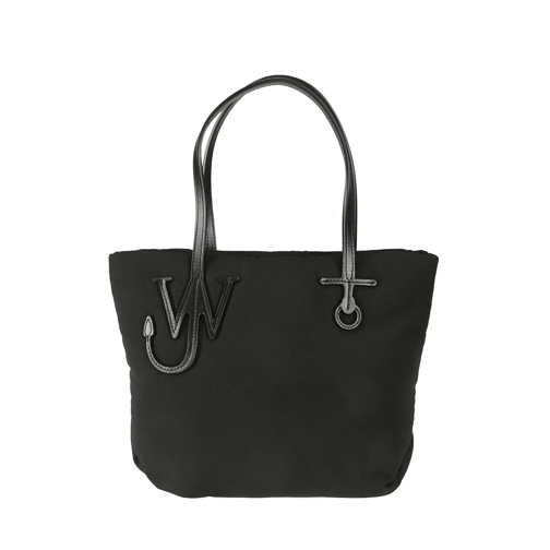 J.W.Anderson Fourre-tout Beige Tote Bag With Black Handles Black