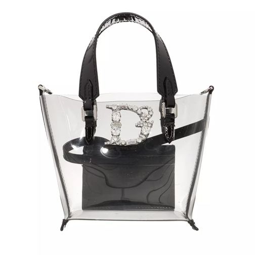 Dsquared2 Mini Shopper Pvc Black Crossbody Bag