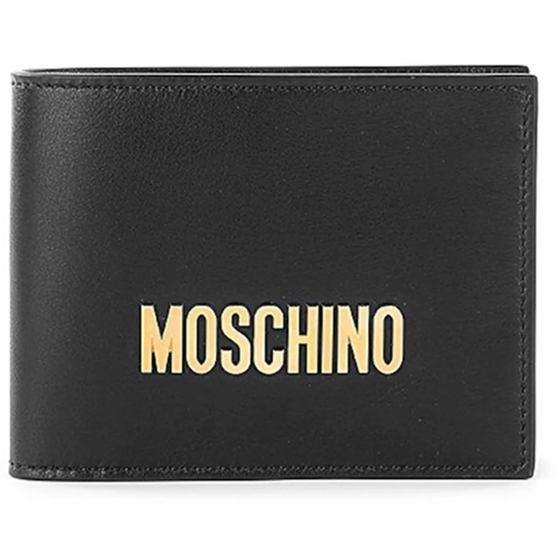 Moschino Portefeuille à deux volets Wallets Black schwarz