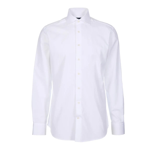 Hackett POPELIN SLIM BC 800WHITE Shirts