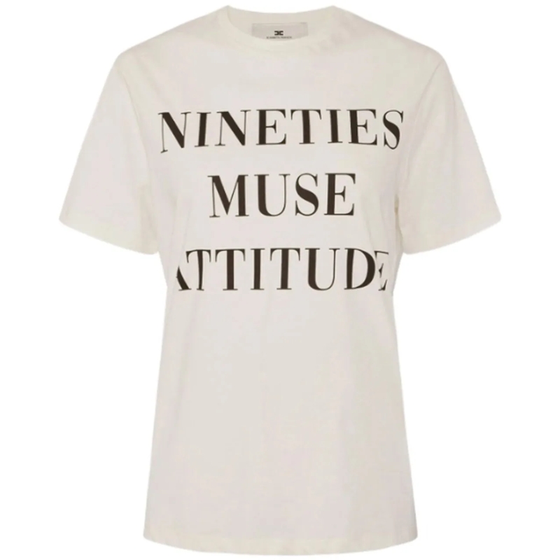 Elisabetta Franchi T-shirt T-Shirts And Polos Gesso mehrfarbig