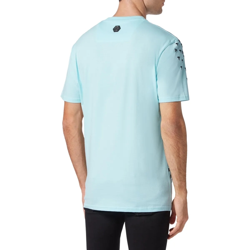 Philipp Plein T-Shirt T-Shirt Skull&Bones hell-blau(Image 2)