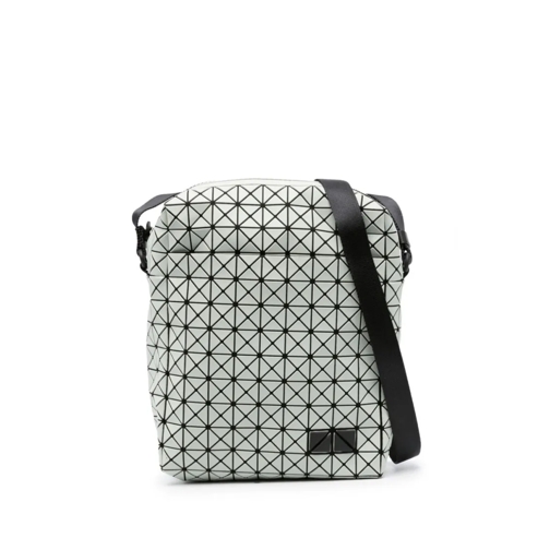 Bao Bao Issey Miyake Messenger Bag Geometric Panelled Bag With Logo Neutrals