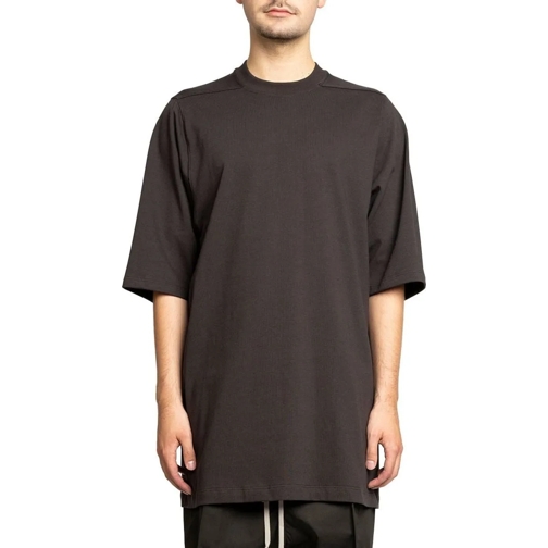 Rick Owens T-Shirts JUMBO SS T DARK DUST schwarz