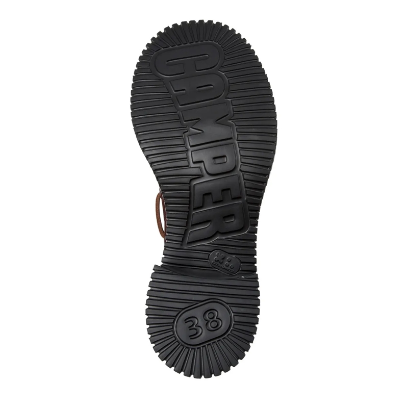 Camper Bootsschuhe Der Pix London, Ihr leichter Wohlfühl-Absatzschuh, dunkelrot(Image 4)