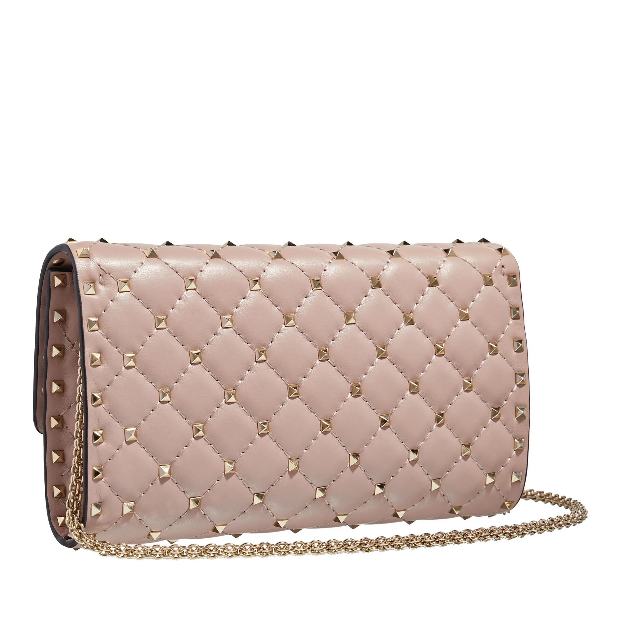 Valentino Garavani Crossbody bags Rockstud Spike Shoulder Bag in poeder roze