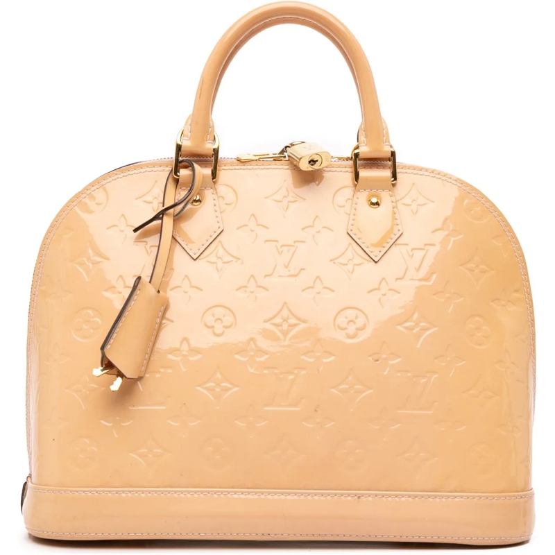 Louis Vuitton Fourre-tout Monogram Vernis Alma PM braun