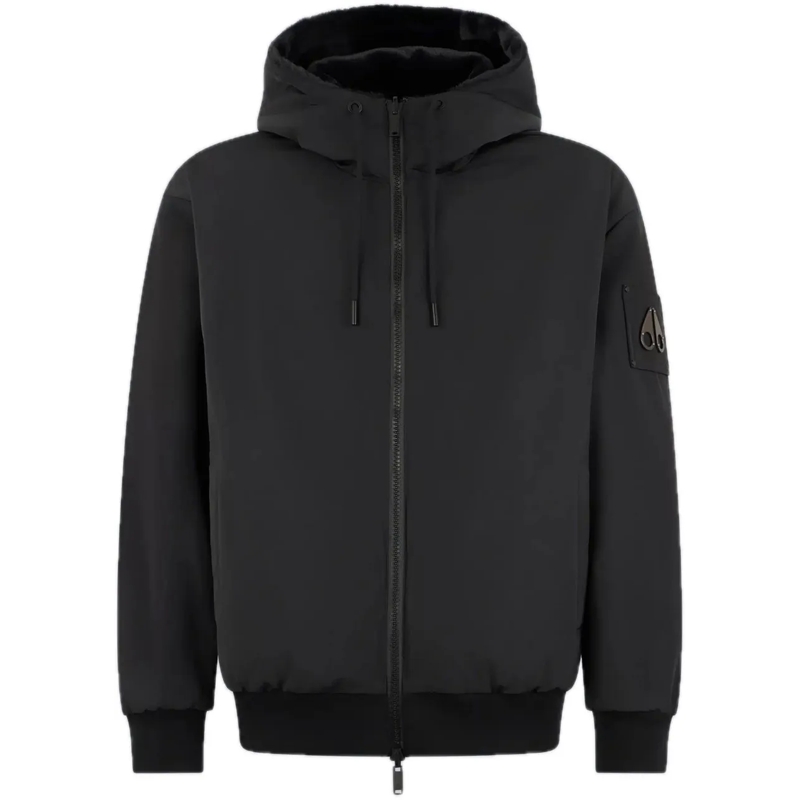 Moose Knuckles Blouson aviateur Roland Reversible Bunny Black schwarz