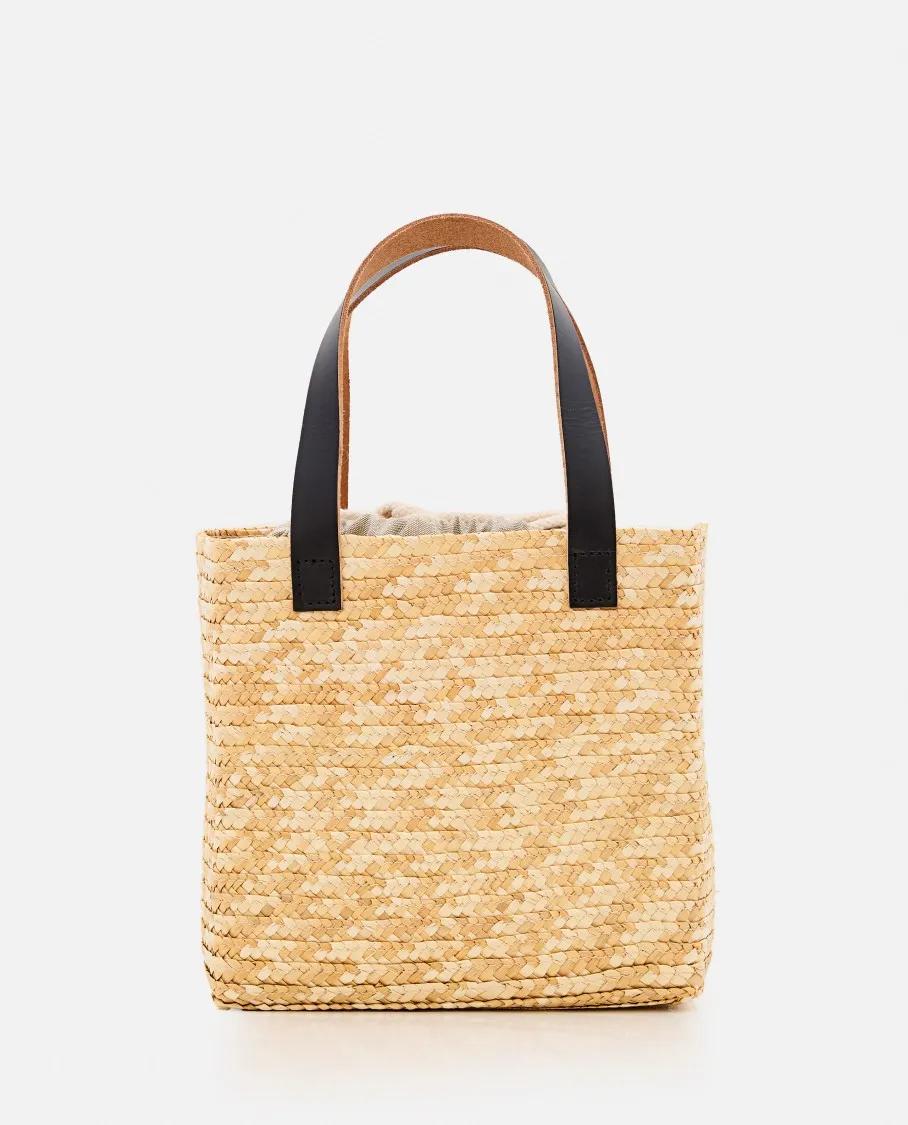 Plan C Shoppers & Totes Mini Shopper Bag in beige