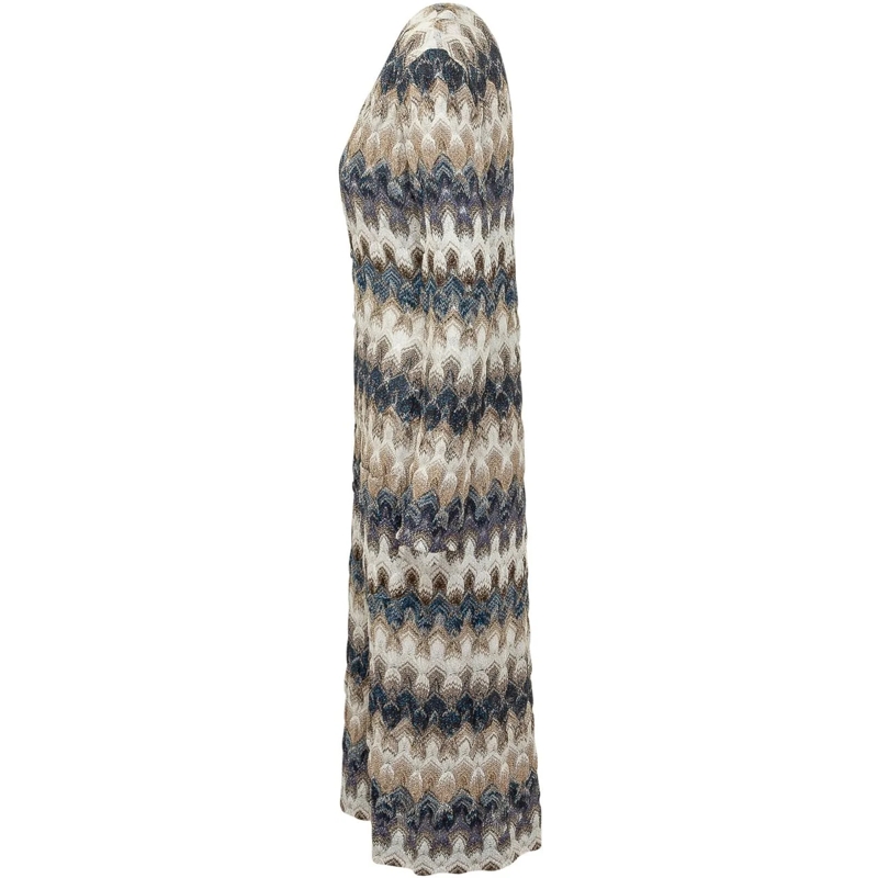 Missoni  Cardigan Lungo a Maniche Lunghe con Chiusura Front mehrfarbig(Image 3)
