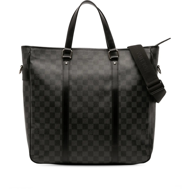 Louis Vuitton Schultertasche Damier Graphite Tadao PM schwarz