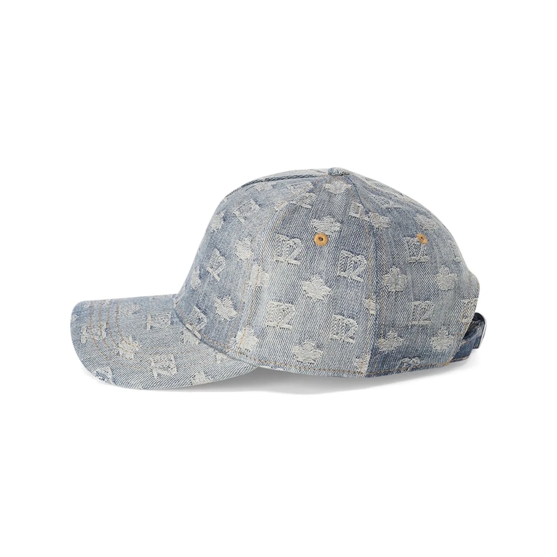Dsquared2 Chapeau Cap aus Denim blau(Image 3)